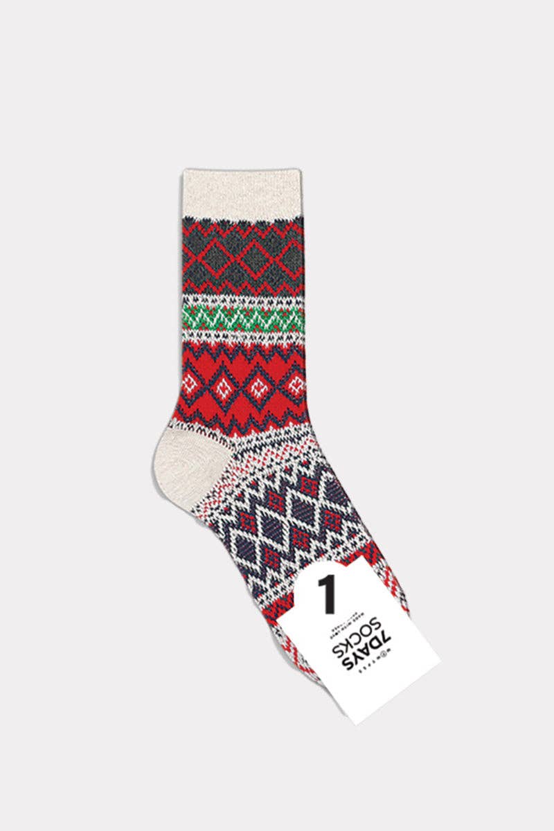 Women's Crew Winter Nordic Jacquard 2 Socks