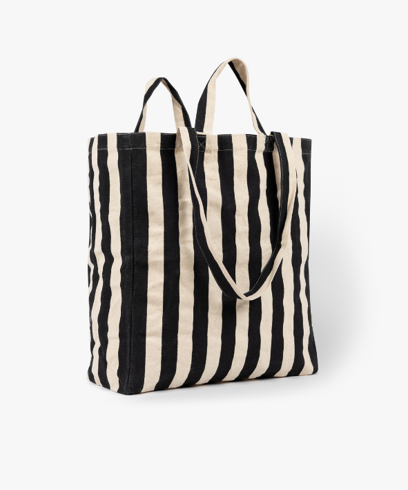 Organic Tote ORIGINAL - Stripes : Black
