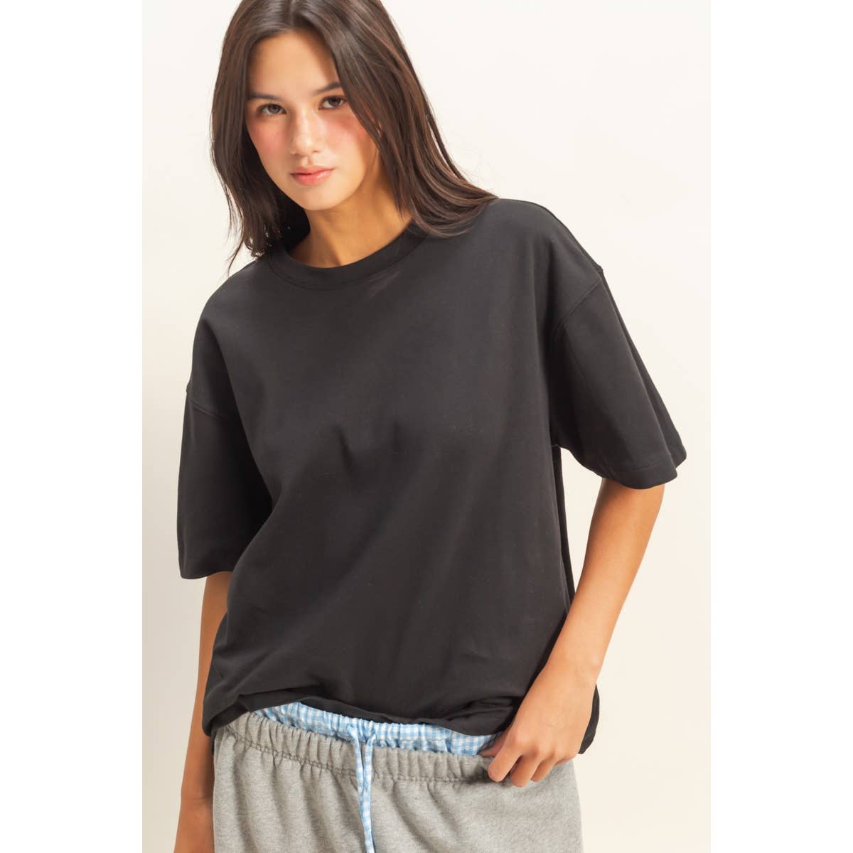 Oversized T-Shirt: BLACK
