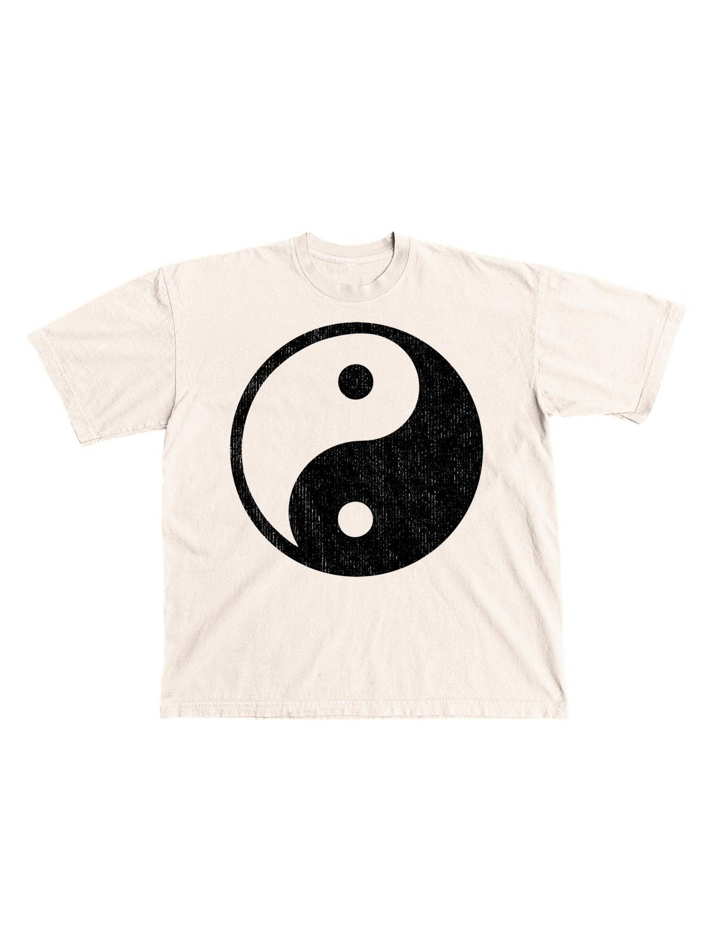 Yin Yang Boho Graphic Tee - Ivory