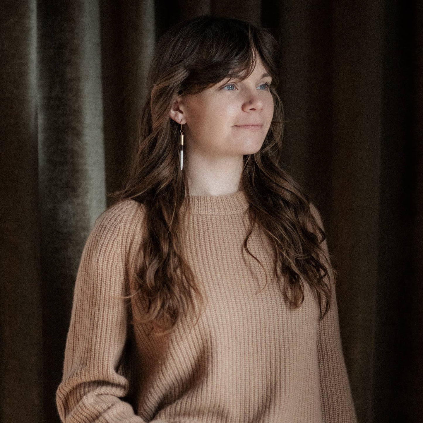 Yellowstone Beth Dutton Quill Earrings // Hook Variant: Predominantly White