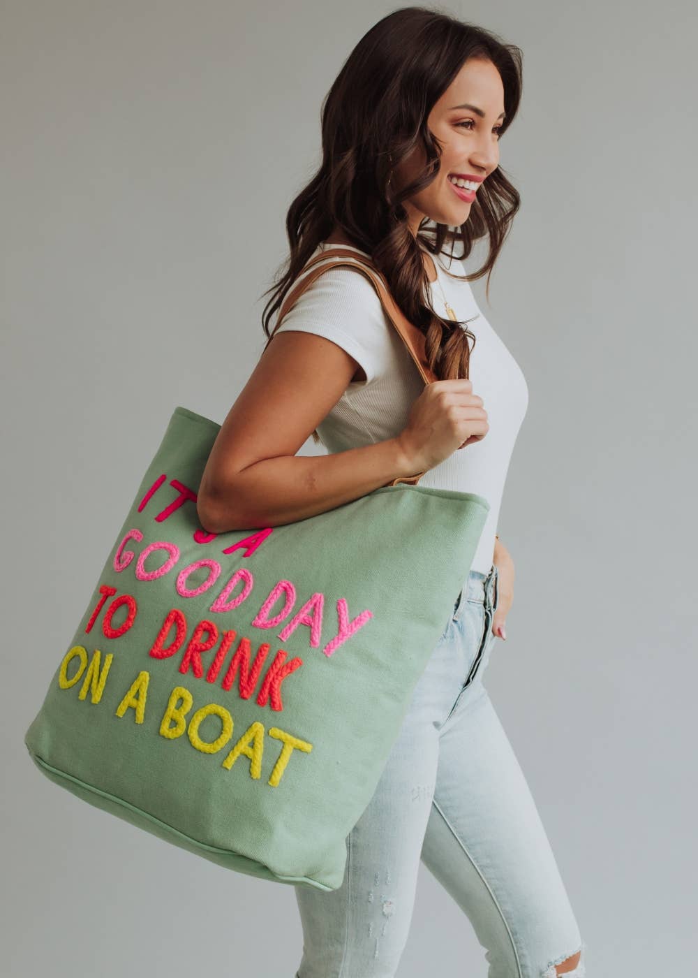 Mint Drink On A Boat Tote