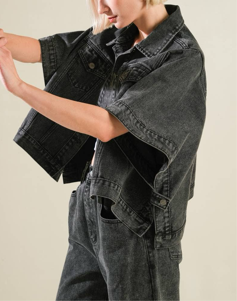 Becky Bat Wing Denim Jacket