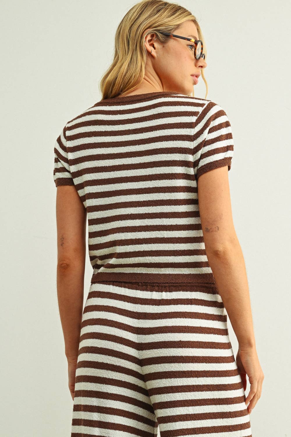 TERRY DAY JET SET: BROWN/WHITE