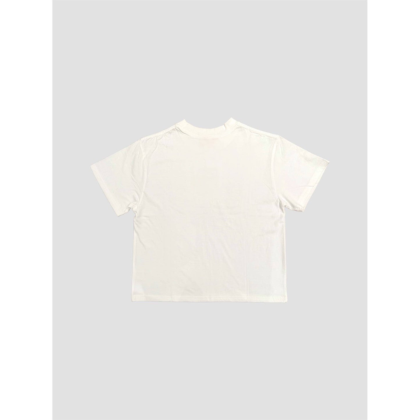 Mineral Washed Blank Cotton Tee: OFF WHITE