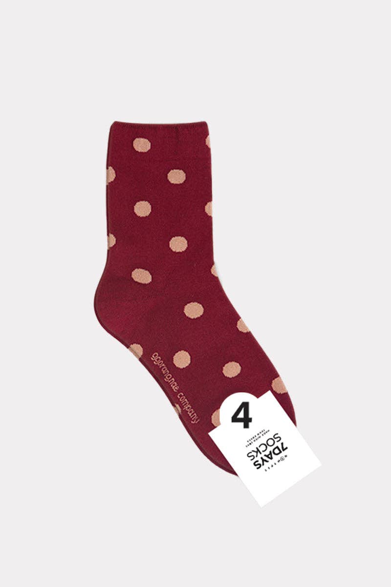 Women's Crew Special Dot Socks