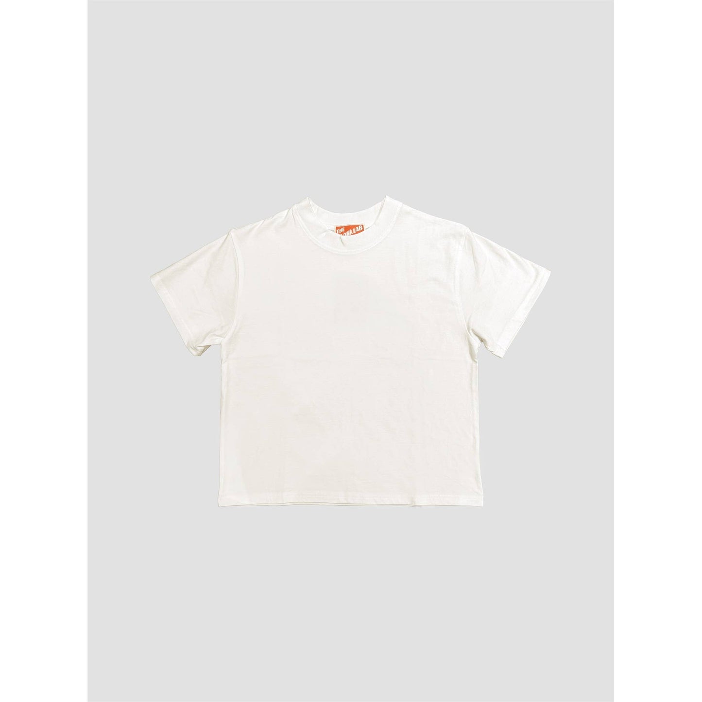 Mineral Washed Blank Cotton Tee: OFF WHITE