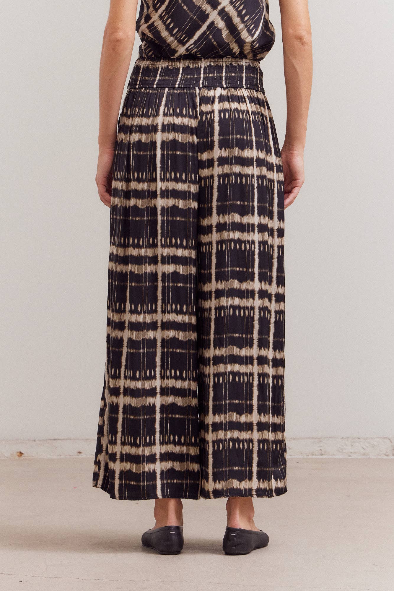 WIDE PRINT PANTS: MULTI