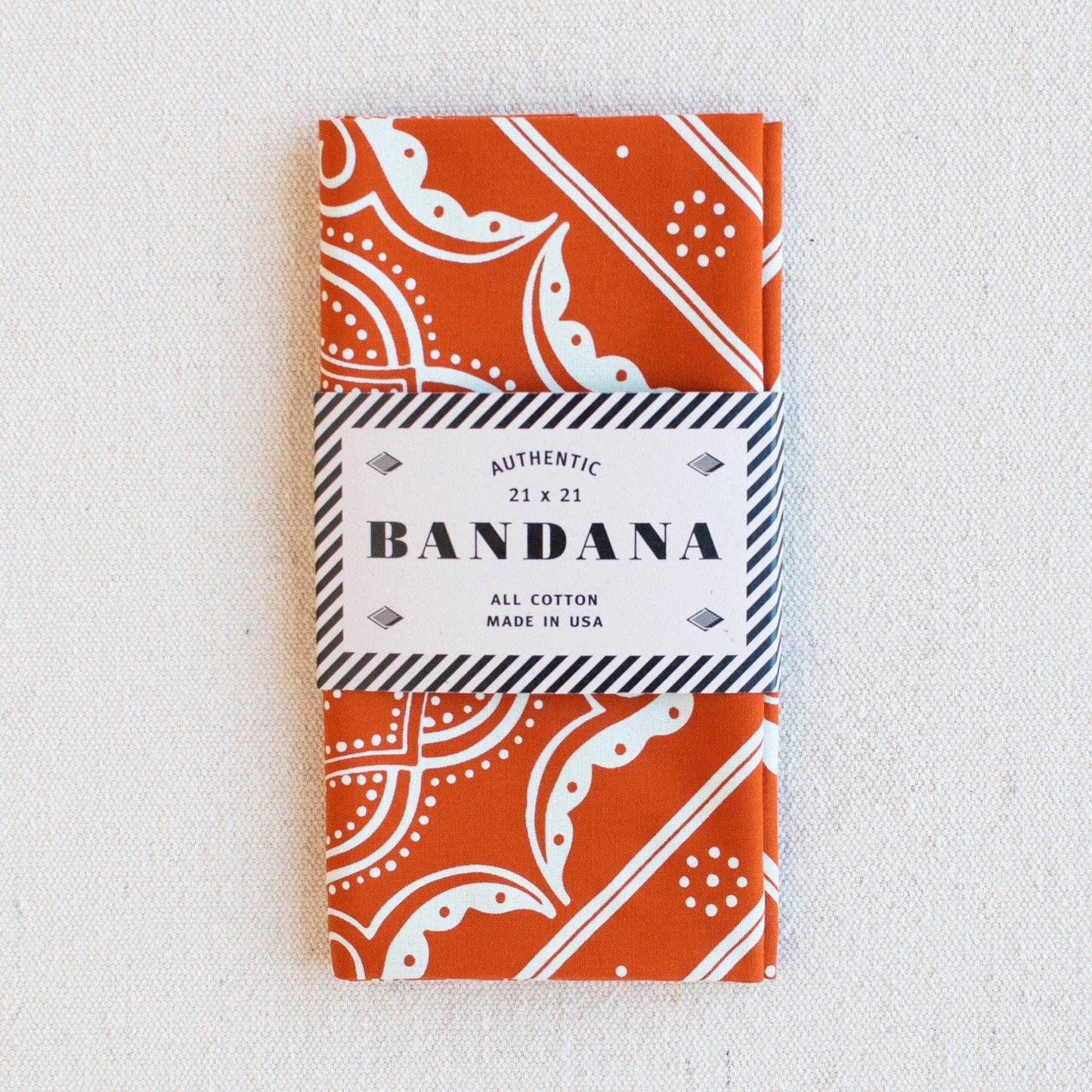 Western Bandana, Marmalade Orange
