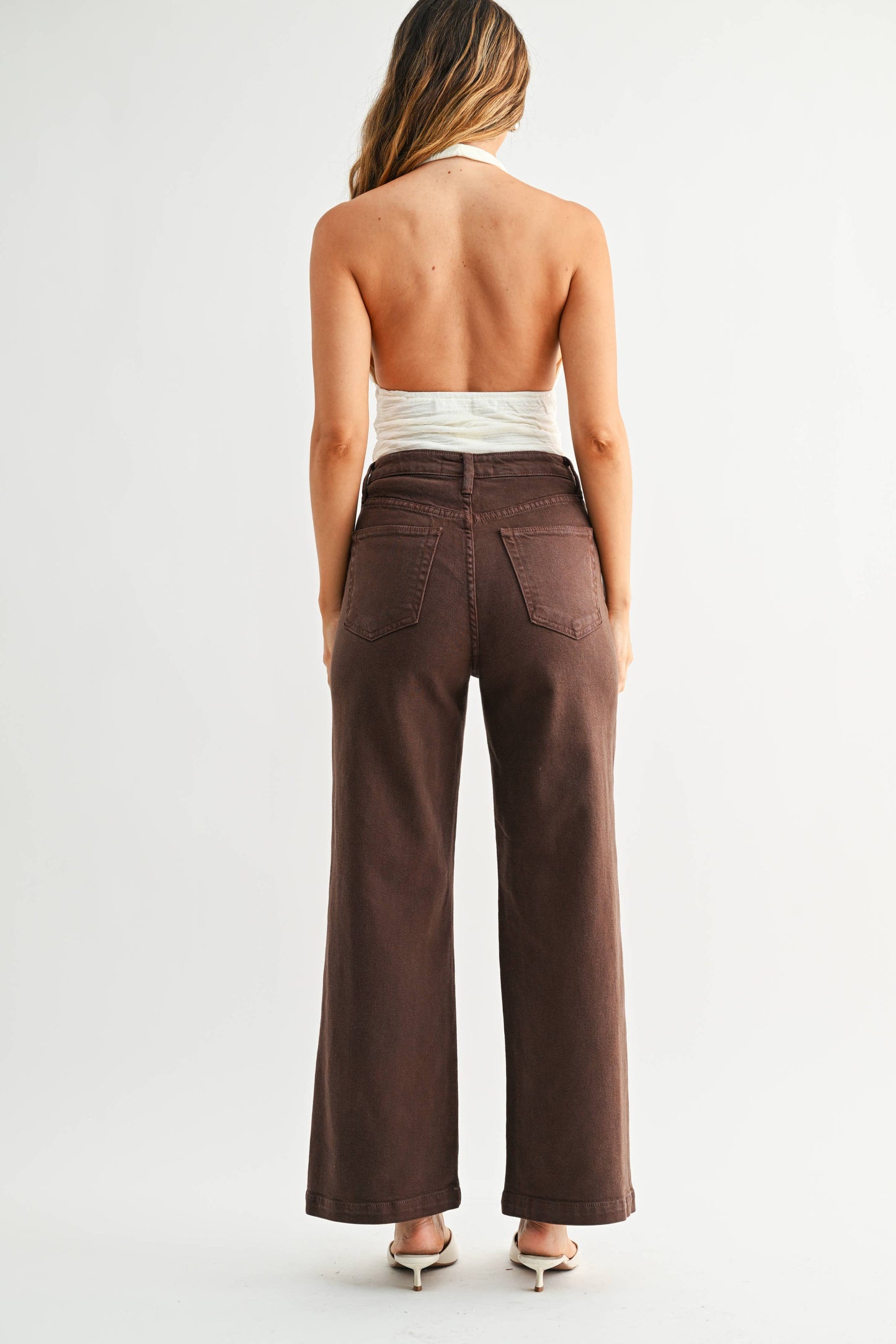 DK BROWN - Patch Pocket Wide Leg