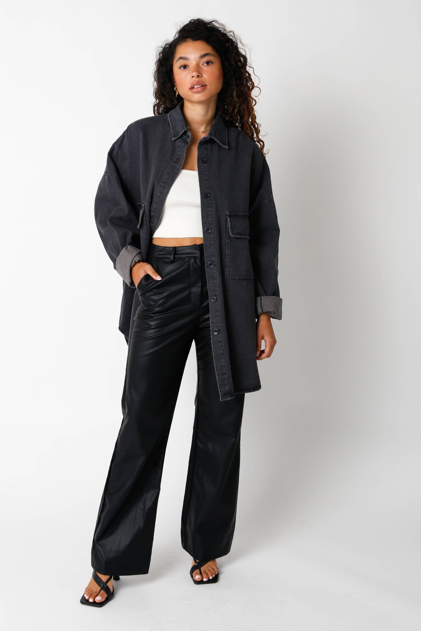 Finley Oversized Denim Shirt