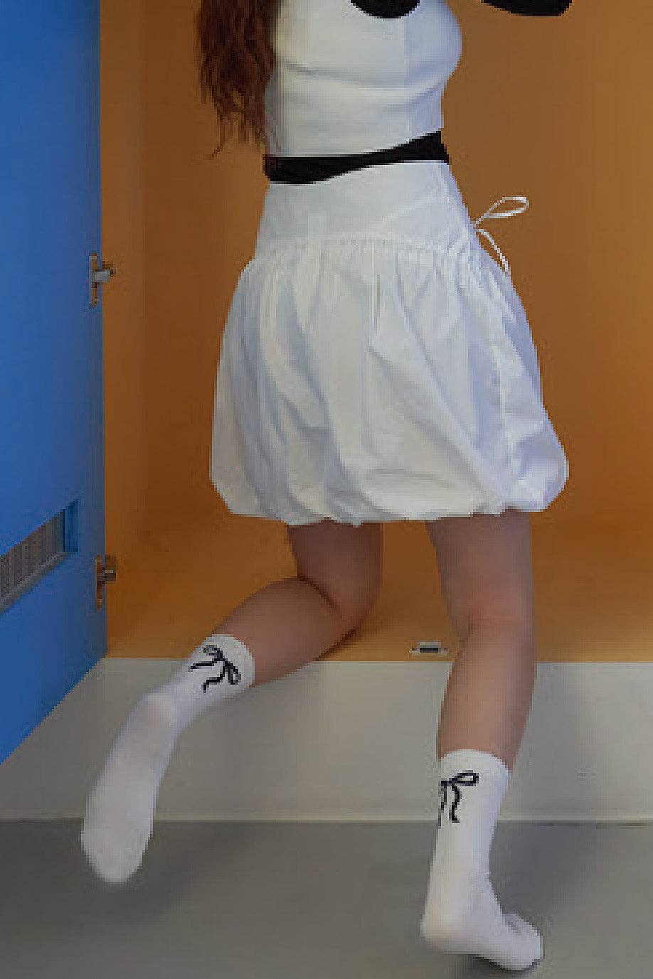 Women's Crew Big Bow Socks