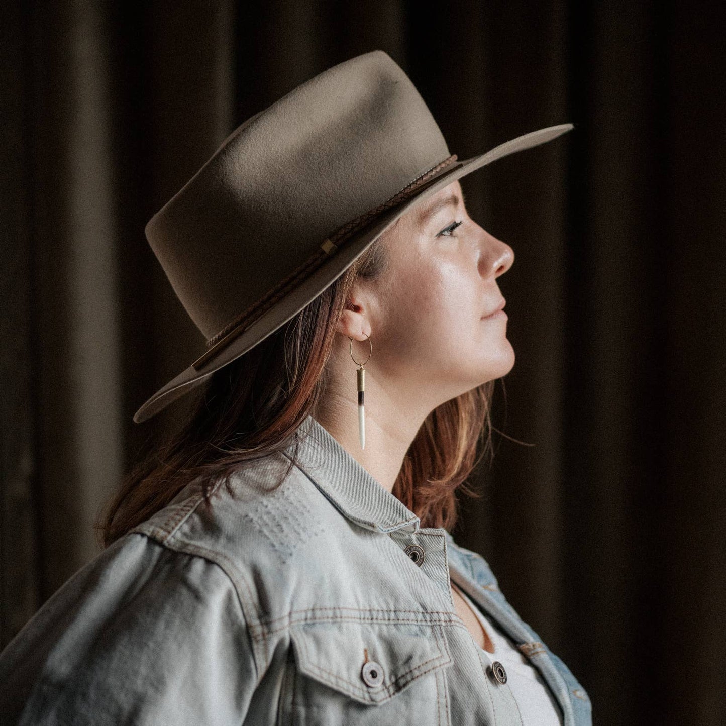 THE ORIGINAL: Yellowstone Beth Dutton Earrings, Worn in S5E3: Predominantly White / Long (2.5" - 3.5")