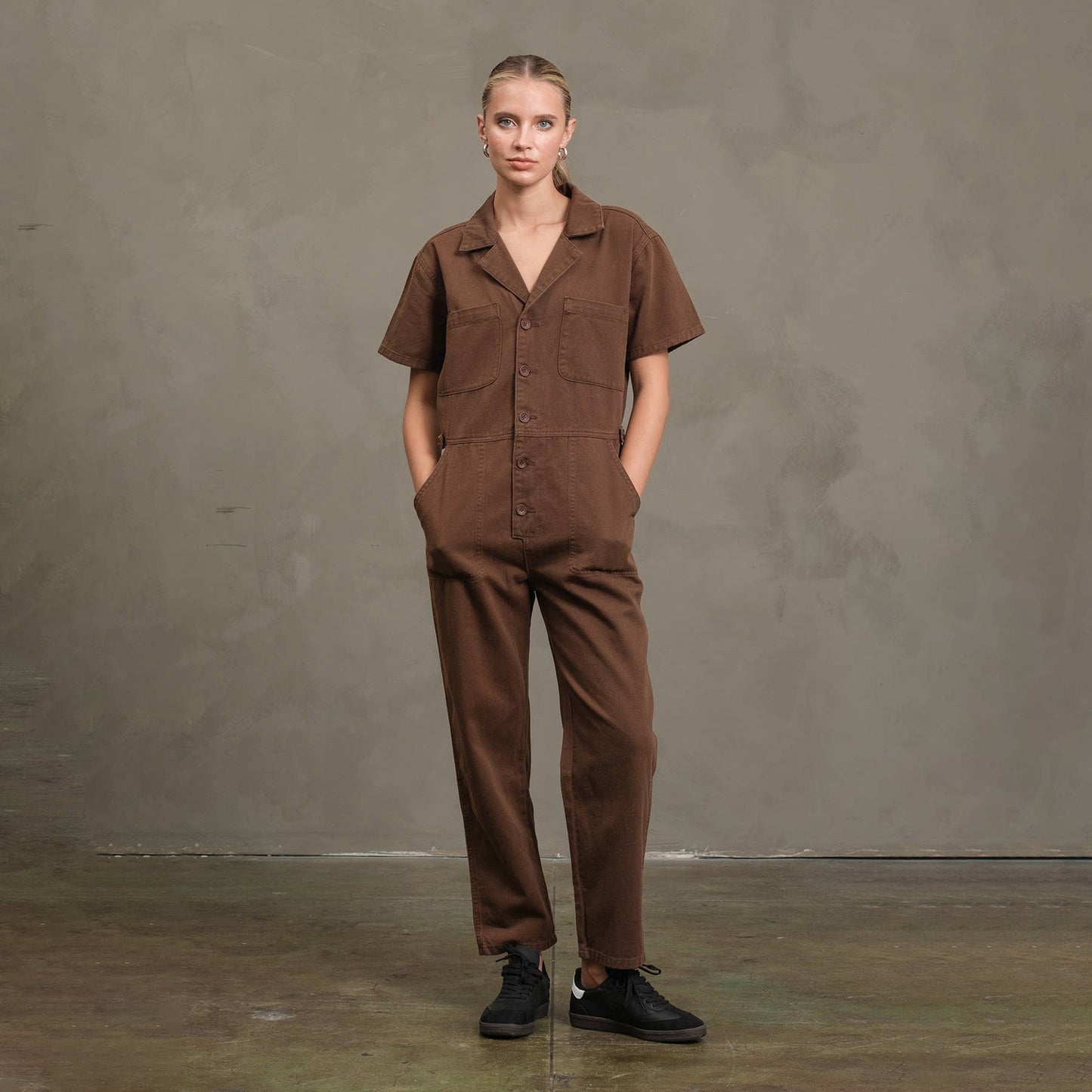 Field Jumpsuit: Brown