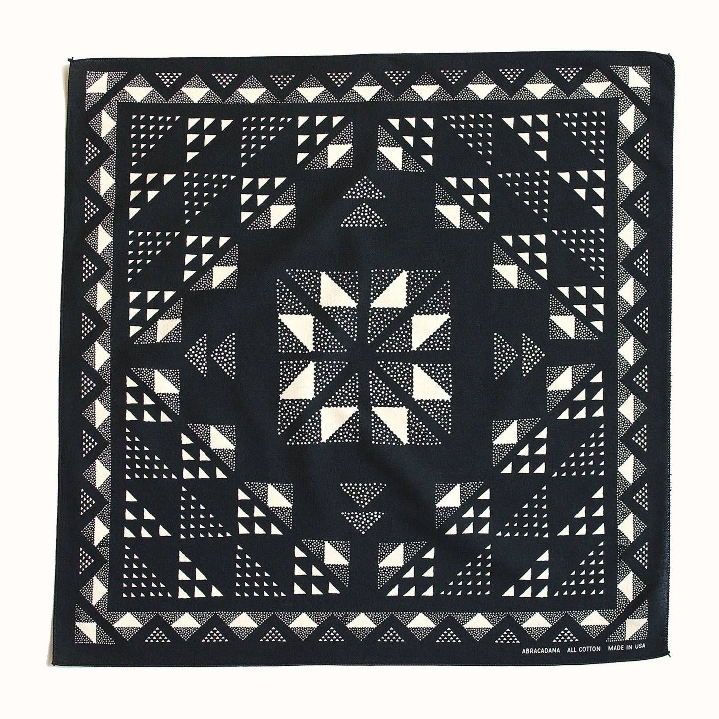 Black Quilt Bandana