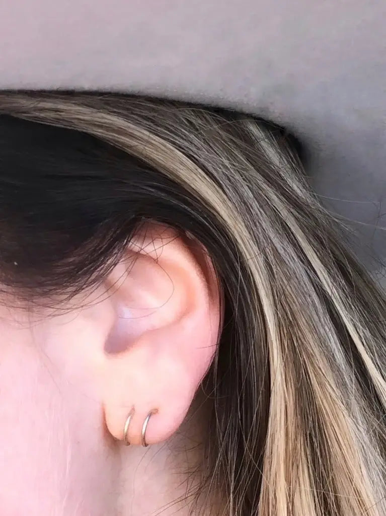 Minimalist - Spiral - Gold Earrings
