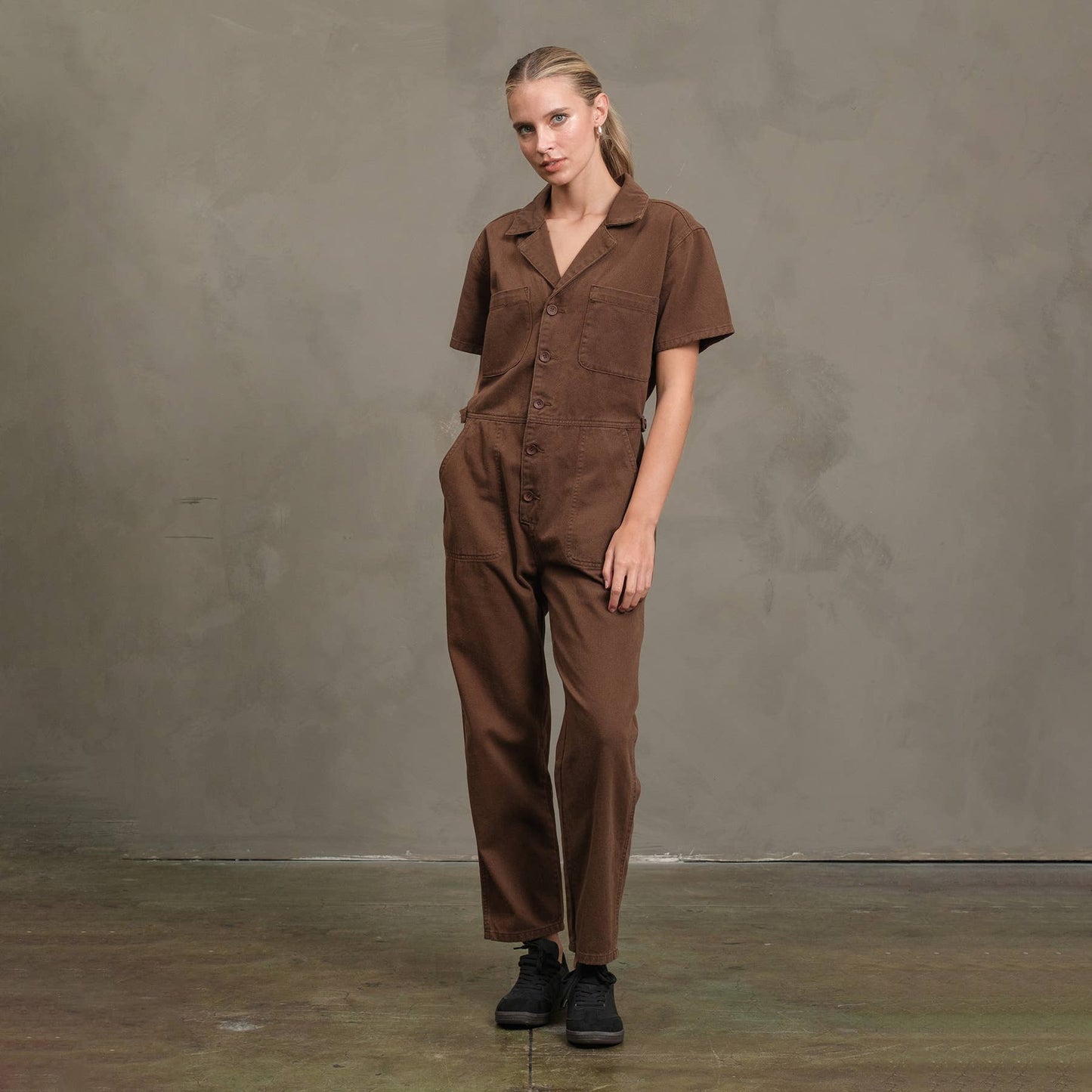 Field Jumpsuit: Brown