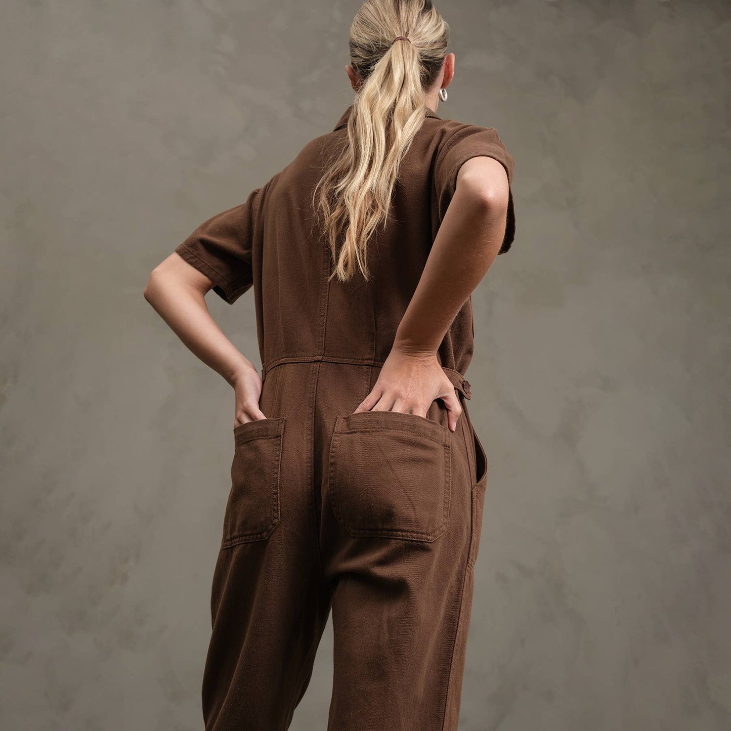 Field Jumpsuit: Brown