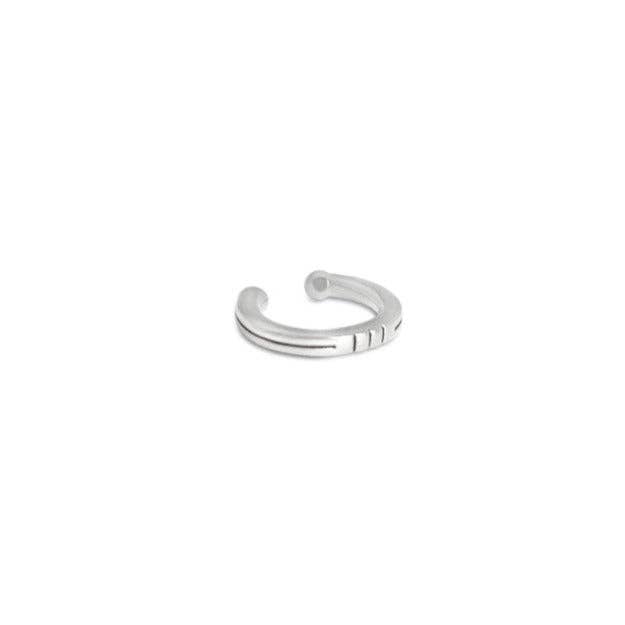 Double Down Ear Cuff - Sterling Silver
