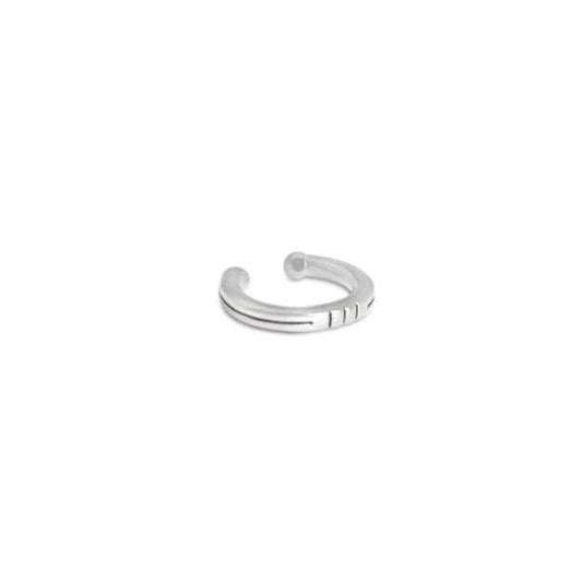 Double Down Ear Cuff - Sterling Silver