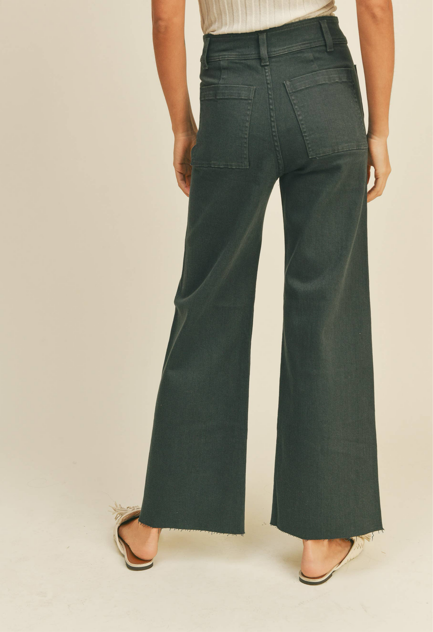 Colette Cropped Front Pocket Pant