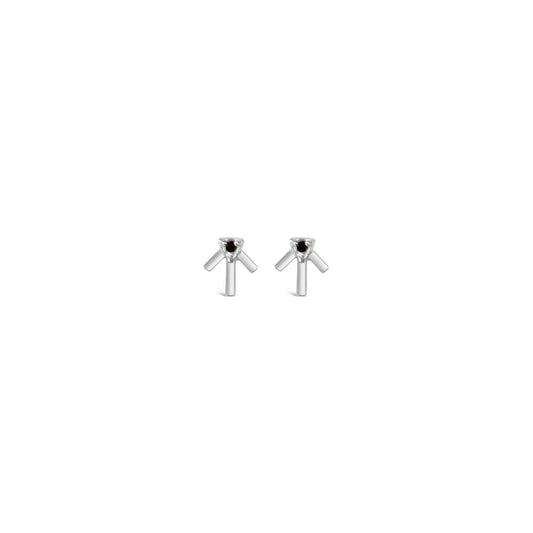 Prairie Star Earrings - Black Spinel