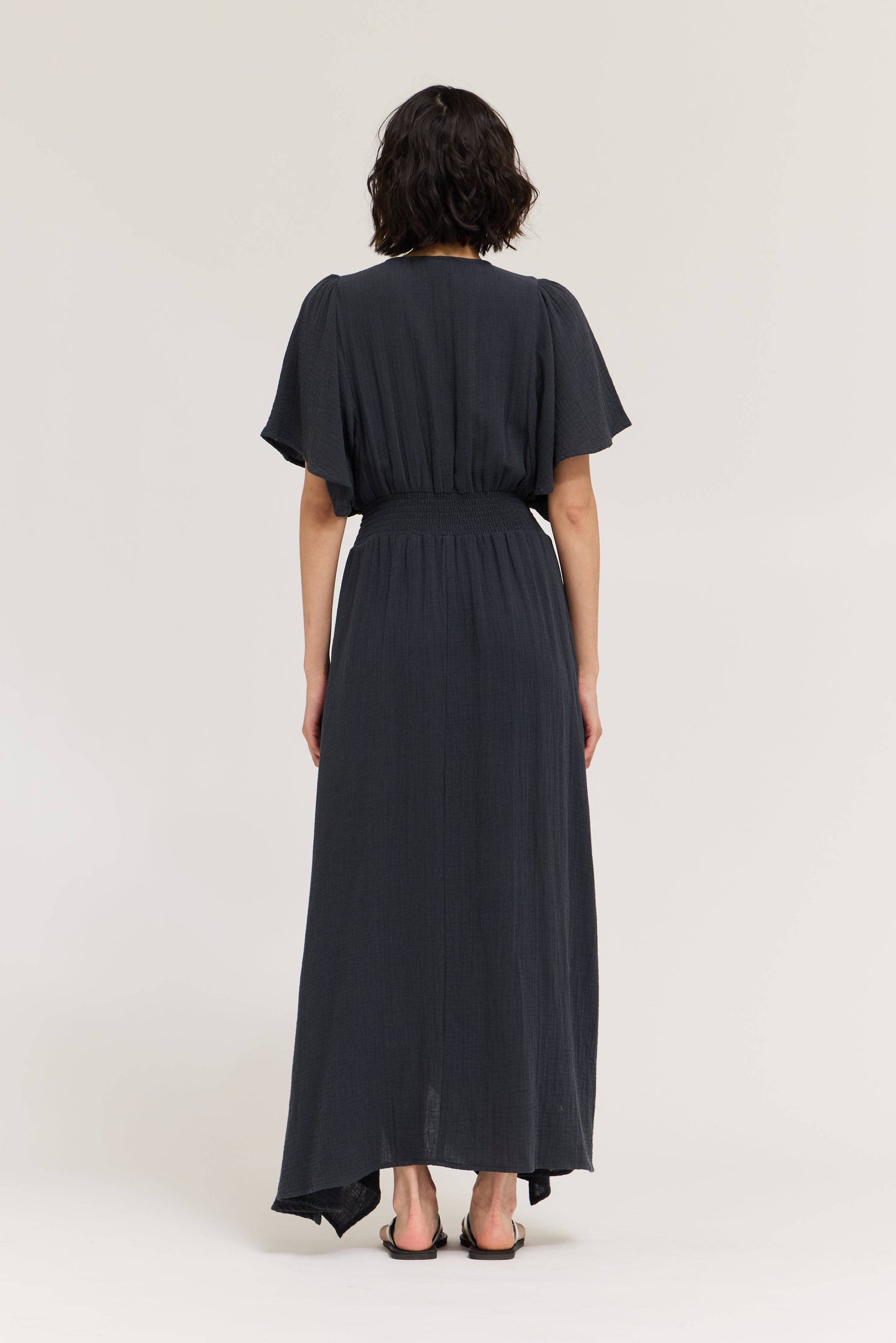 UNBALANCED SKIRT MAXI DRESS: MIDNIGHT