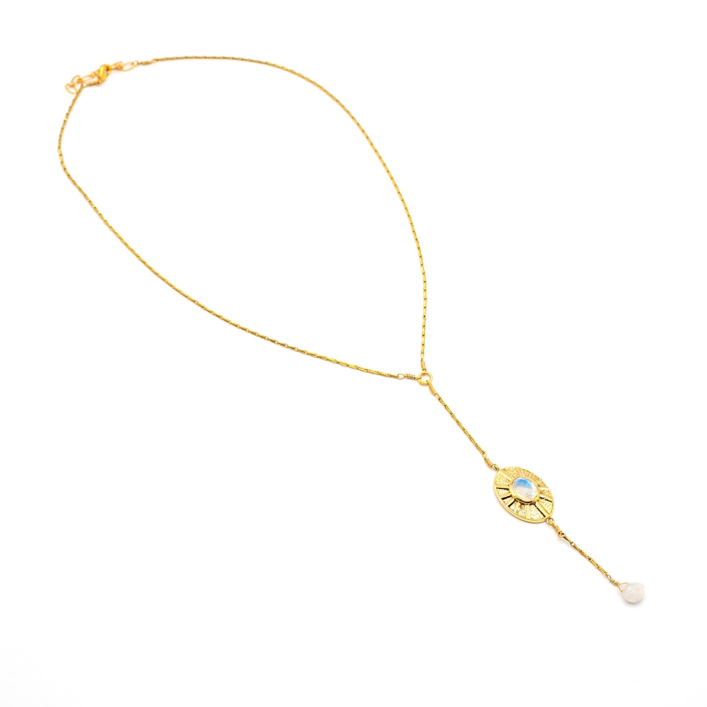 Sun Goddess Moonstone Necklace 
