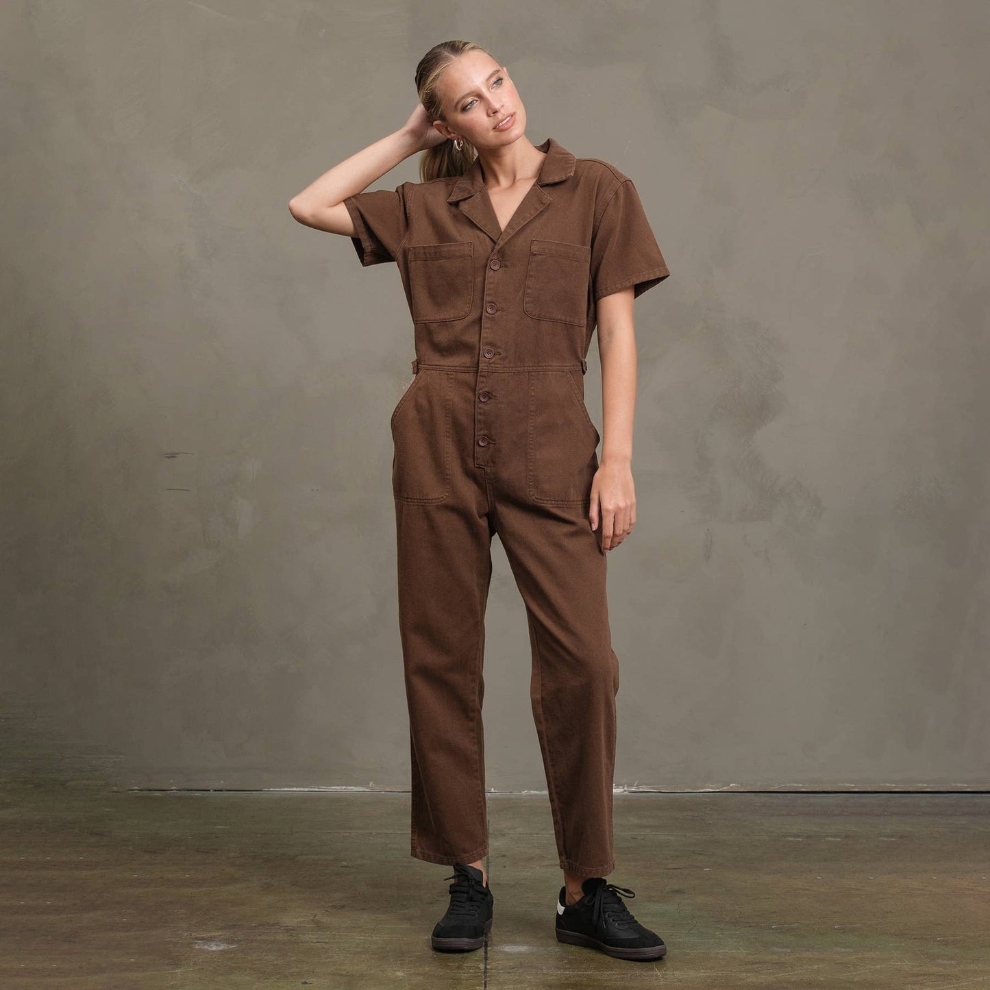 Field Jumpsuit: Brown