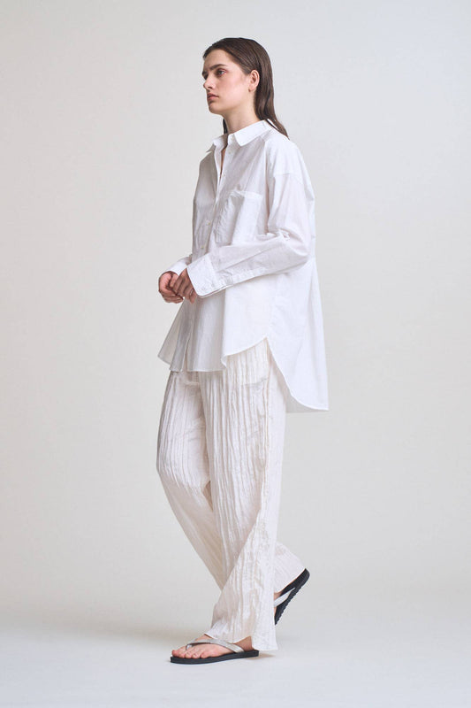 OVERSIZED SHIRT: WHITE