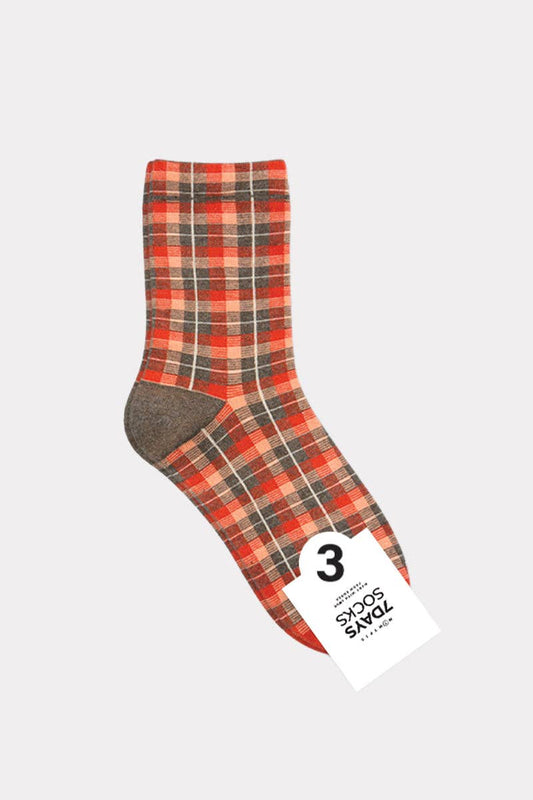 Women's Crew Small Check X Check Socks