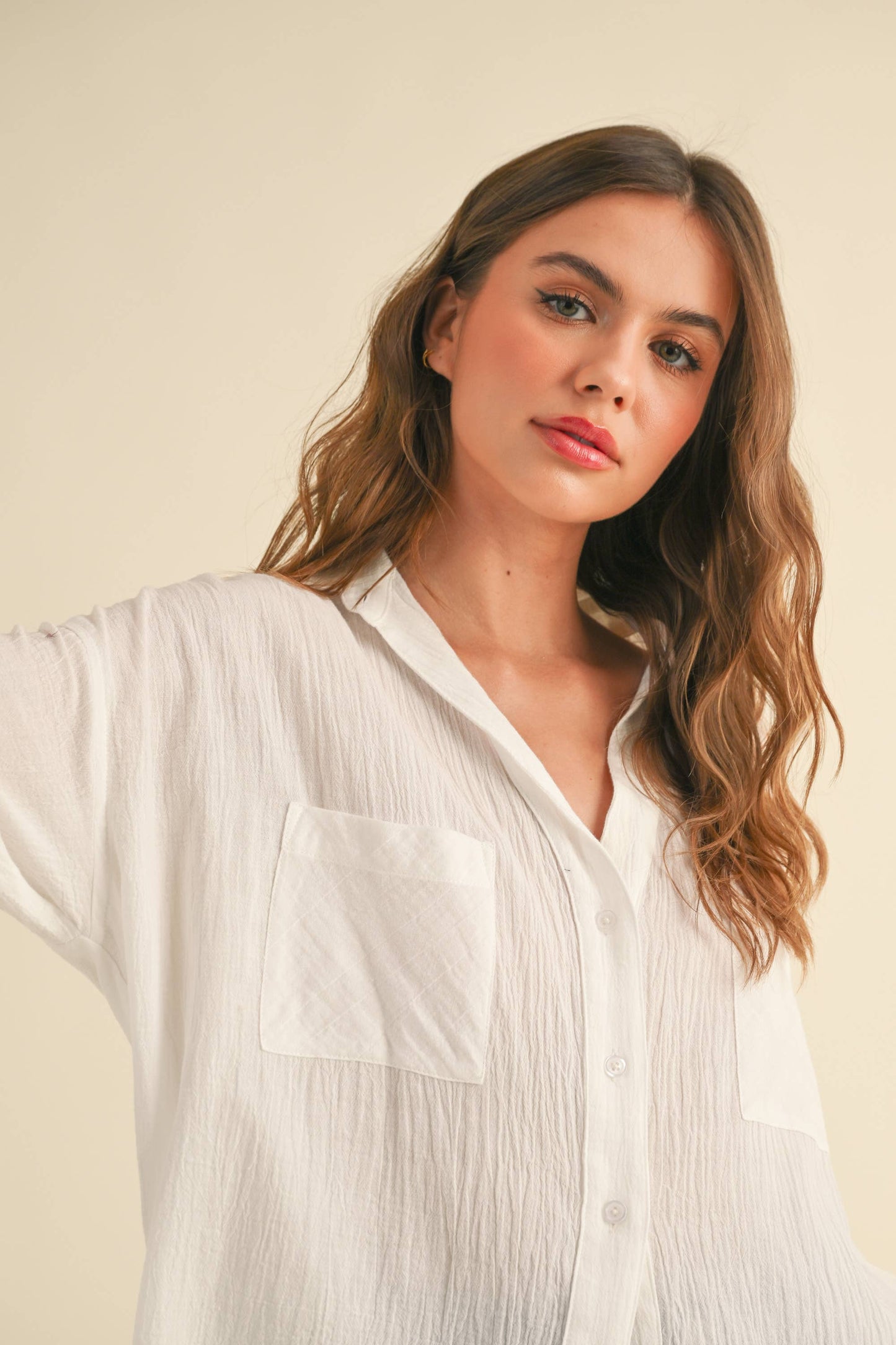 BUTTONDOWN BASIC COTTON SHIRTS: White