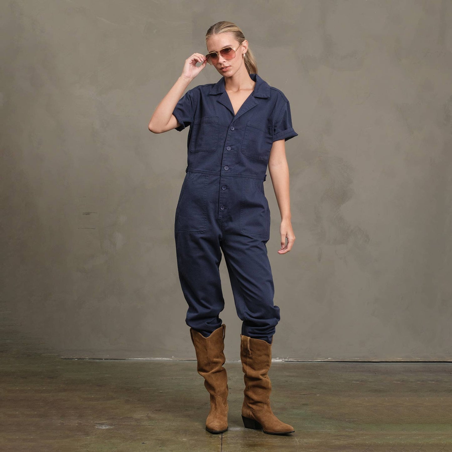 Field Jumpsuit: Brown