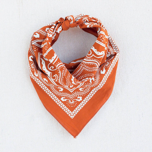 Western Bandana, Marmalade Orange
