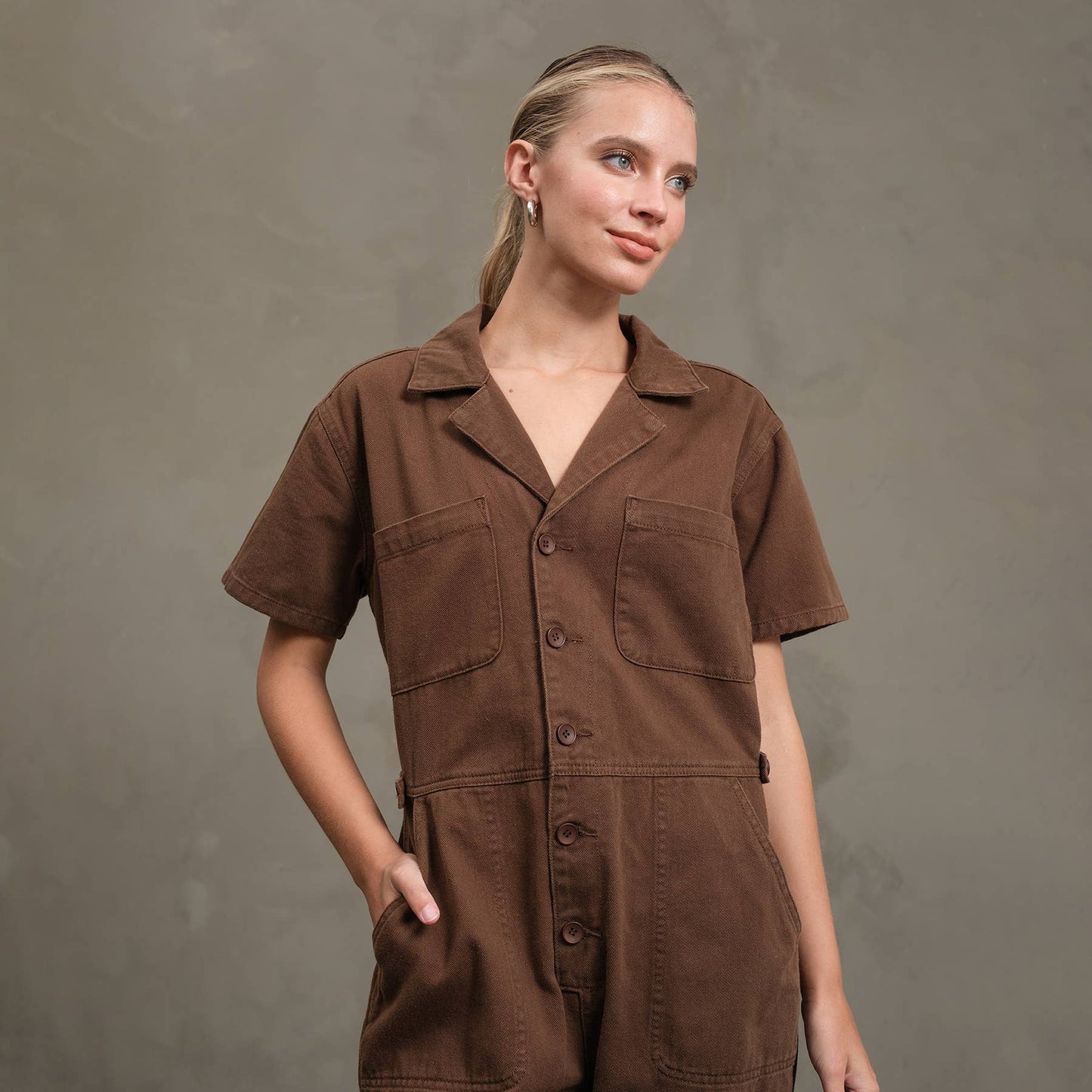 Field Jumpsuit: Brown