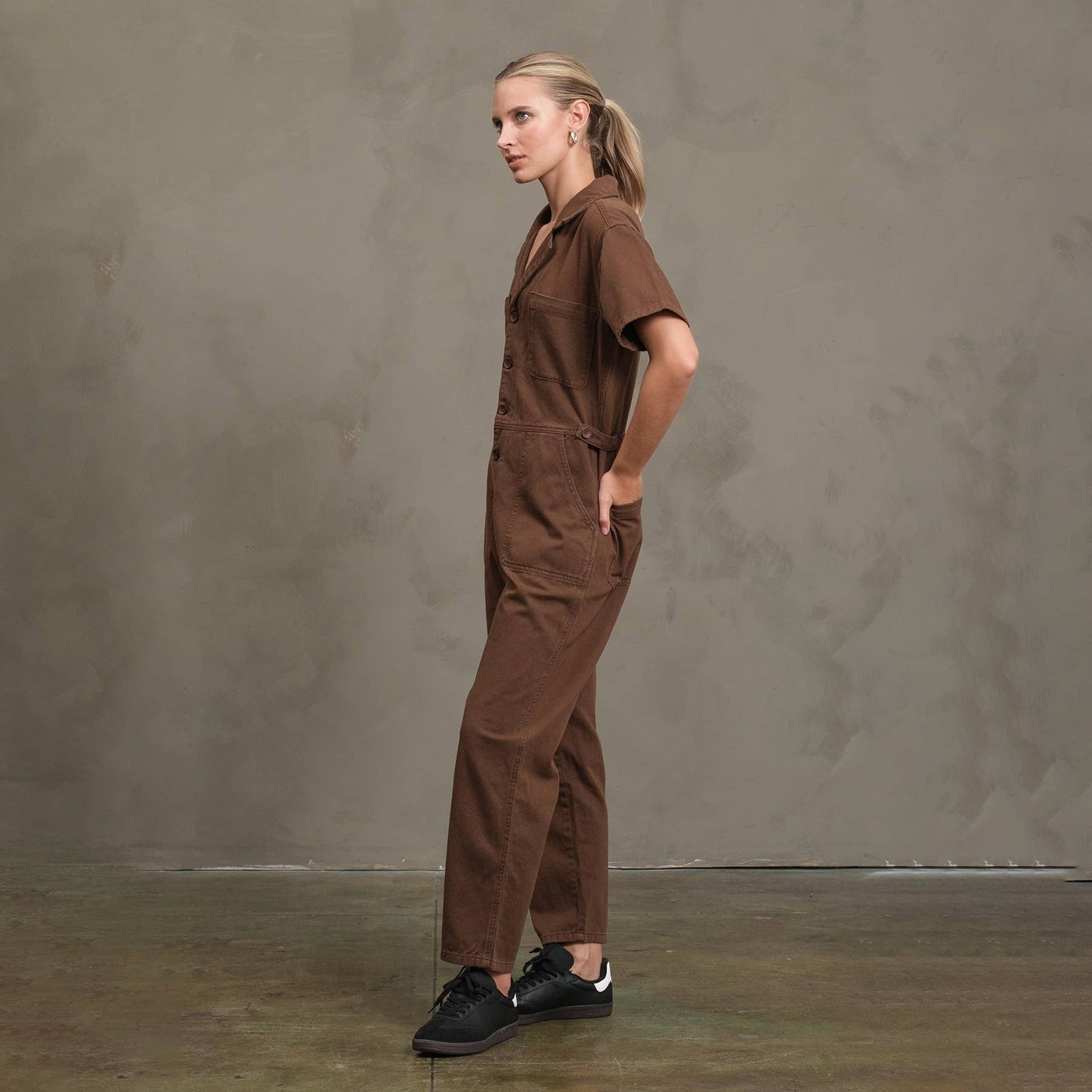 Field Jumpsuit: Brown