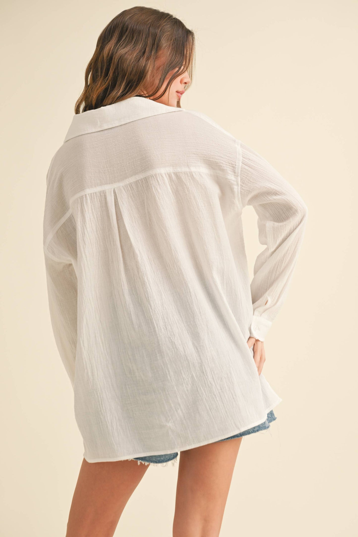 BUTTONDOWN BASIC COTTON SHIRTS: White