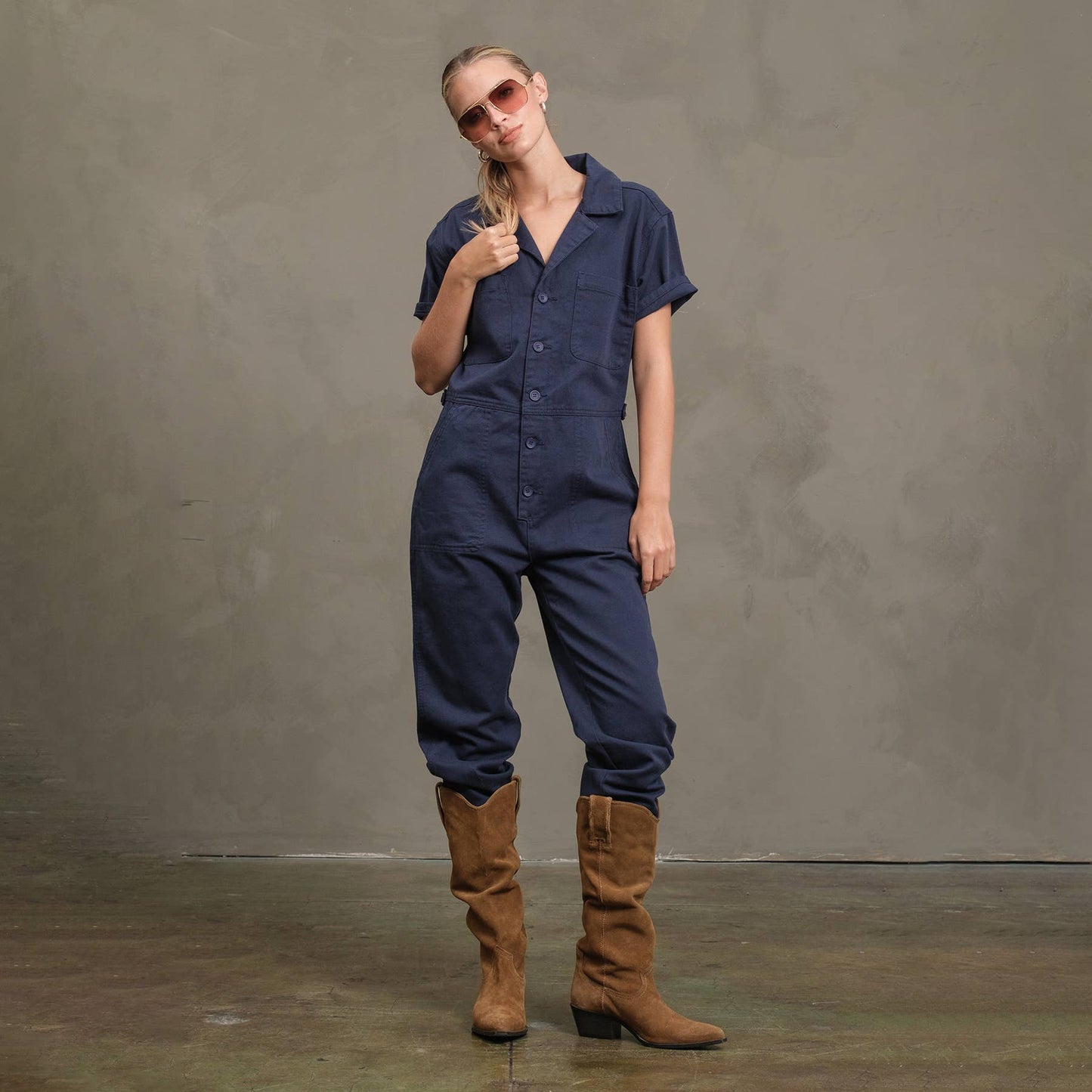 Field Jumpsuit: Brown