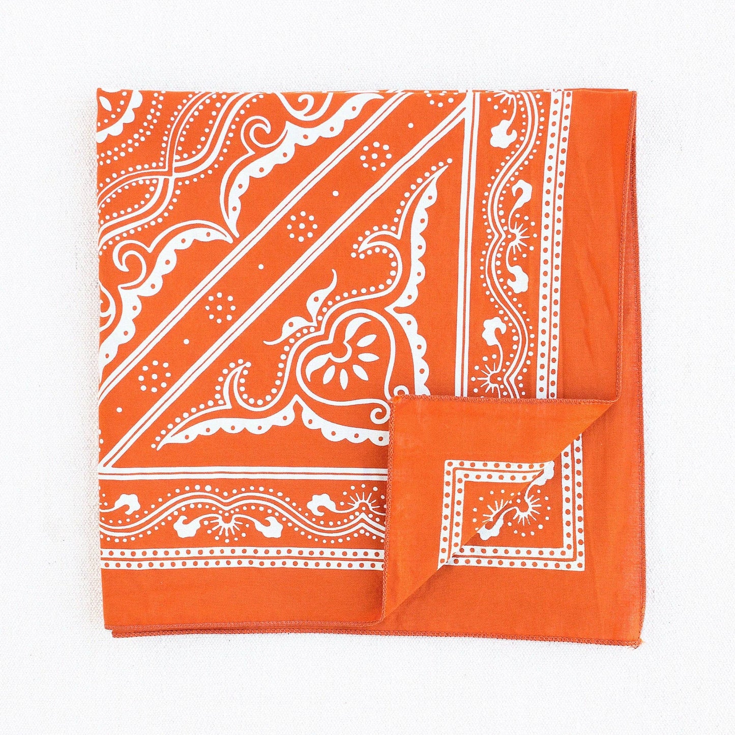 Western Bandana, Marmalade Orange