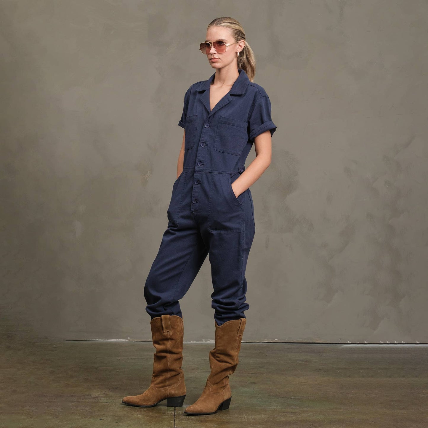 Field Jumpsuit: Brown